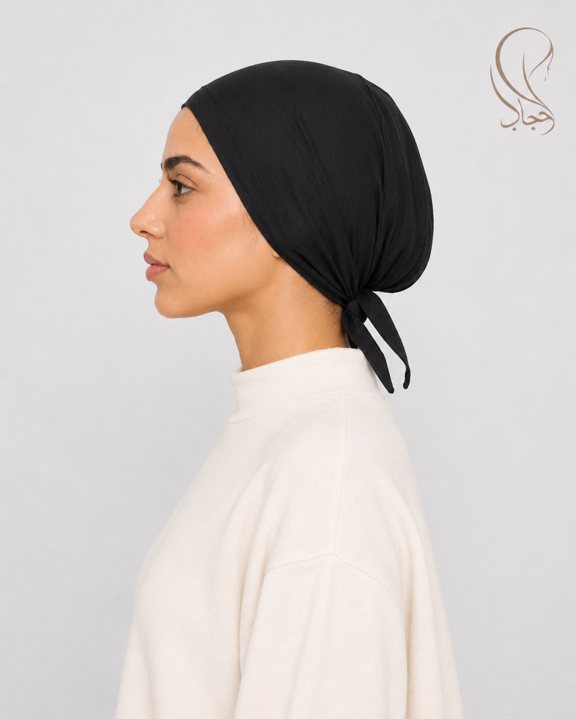 Bonnet sous hijab en satin anti-glisse | HijabFlow Satin Cap™